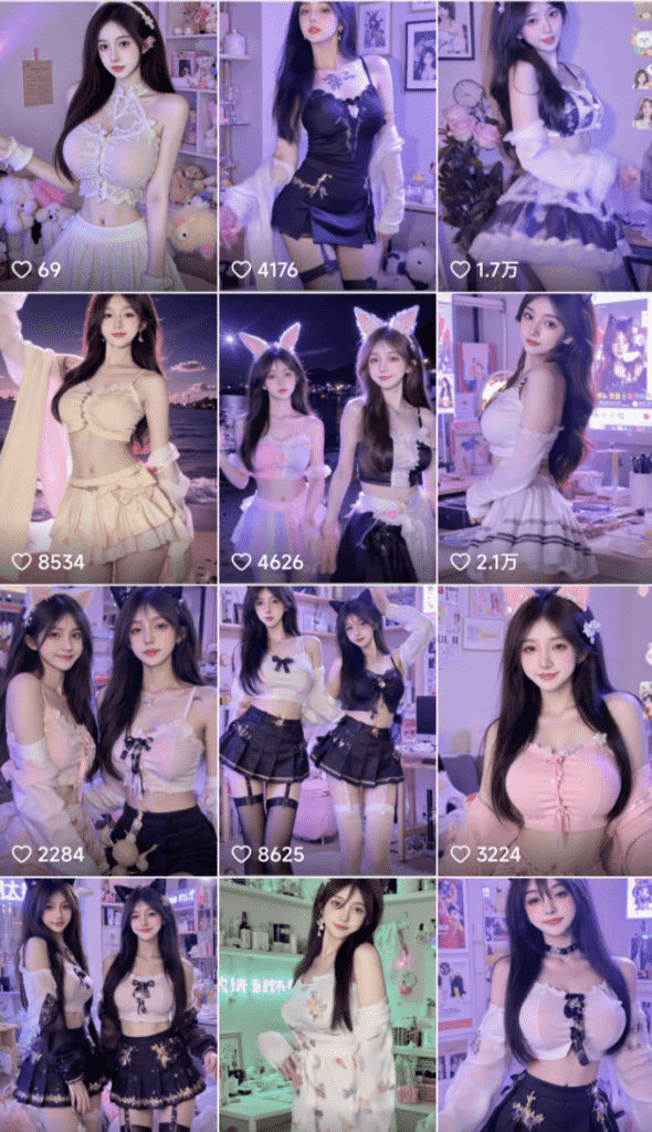 图片[4]-【2025.1.15】6分钟1条AI颜值美女热舞视频，4条视频涨粉1000+保姆级分享-小鲸副业资源库