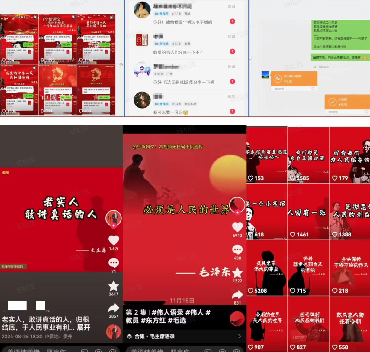 图片[1]-【2025.2.6】抖音蓝海小赛道私域变现项目，卖毛选资料，单价9.9/单天变现100+-小鲸副业资源库