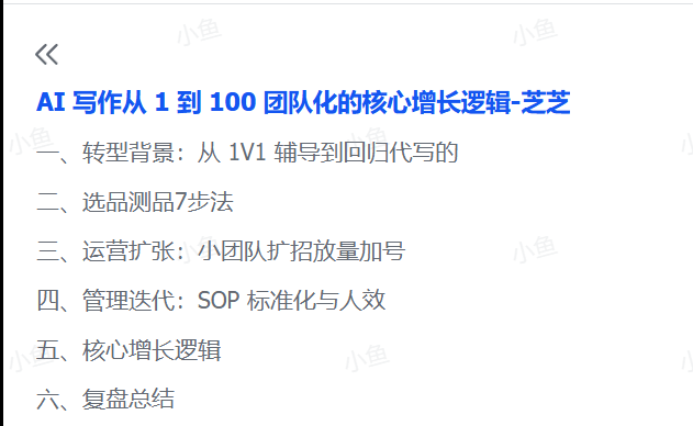 图片[1]-【2025.7.3】AI 写作从 1 到 100 团队化的核心增长逻辑-小鲸副业资源库